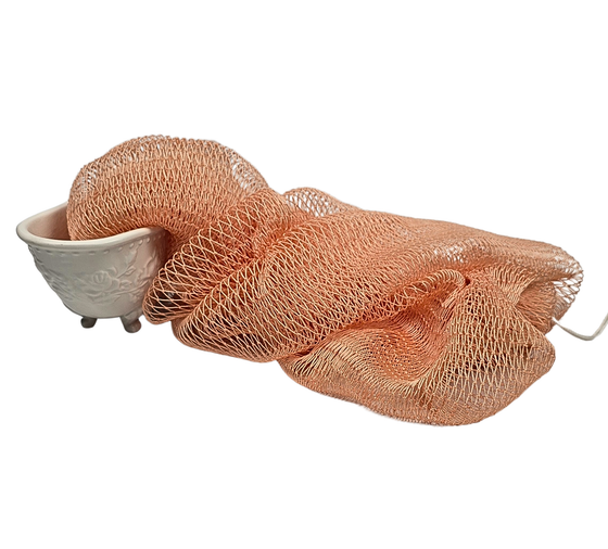 African Exfoliating Net Bath Sponge 45"