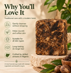 Authentic African Black Soap – Traditional Handmade Black Soap Bar | Handmade African Soap for Face & Body