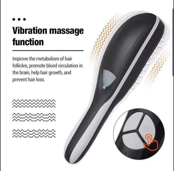 4-in-1 Massage Brush with Red and Blue Phototherapy